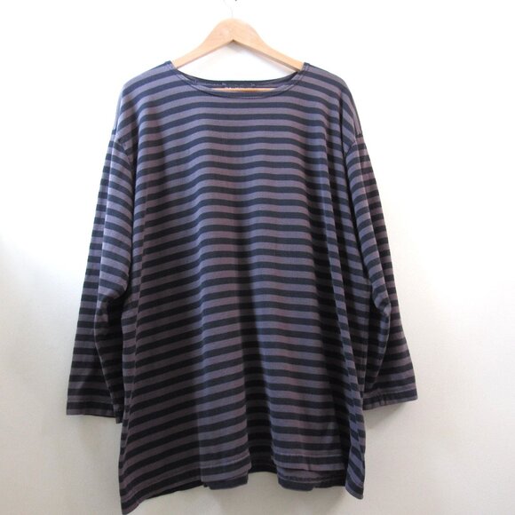 Gudrun Sjoden Stripe Jersey Tunic Top - Picture 1 of 3